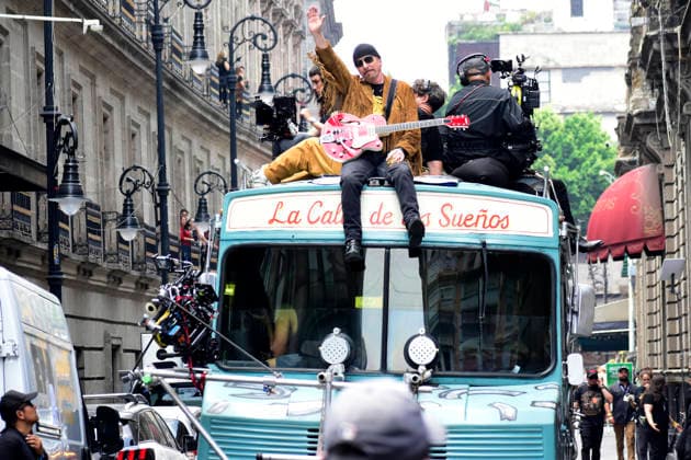 May 13, 2026, Mexico City, Ciudad de Mexico, Mexico: The Edge, guitarist of the Irish band U2, at the filming set for the upcoming music video Street of Dreams in Mexico City Downtown. on May 13, 2026 in Mexico City, Mexico. Mexico City Mexico - ZUMAe321 20260513_zea_e321_009 Copyright: xLuisxBarronx