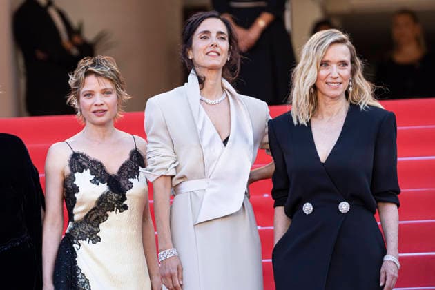 La vie d une Femme (A women s life) Screening at the 79th Cannes Film Festival MÃ lanie Thierry, Charline Bourgeois-Tacquet and LÃ a Drucker attend the La Vie D Une Femme screening during the 79th annual Cannes Film Festival at Palais des Festivals on May 13, 2026 in Cannes, France.  Copyright: x Chassery+Courdjix