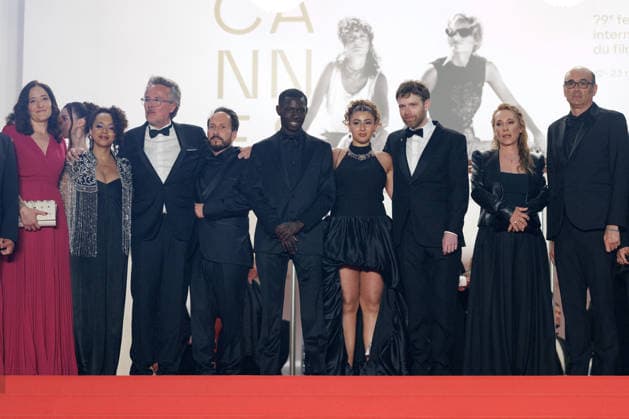 Guest, Sandy Lewis Godefroy, François Kraus, guest, Diamadoua Sissoko, Emma Boumali, Antoine Reinartz, Emmanuelle Bercot, Vincent Garenq Descente des marches du film Labandon lors du 79ème Festival International du Film de Cannes, le 13 mai 2026 Olivier Borde Bestimage People leaving the red carpet for Forsaken at the 79th Cannes International Film Festival on May 13, 2026 Cannes France Copyright: xOLIVIERxBORDEx xBESTIMAGExOLIVIERxBORDEx xBESTIMAGEx