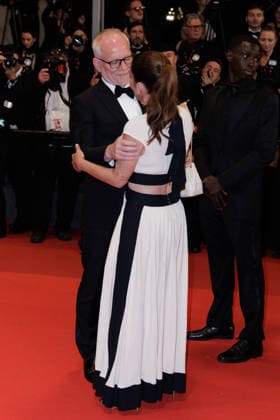 Thierry Frémaux, Mickaëlle Paty sister of Samuel Paty Descente des marches du film Labandon lors du 79ème Festival International du Film de Cannes, le 13 mai 2026 Olivier Borde Bestimage People leaving the red carpet for Forsaken at the 79th Cannes International Film Festival on May 13, 2026 Cannes France  Copyright: xOLIVIERxBORDEx xBESTIMAGExOLIVIERxBORDEx xBESTIMAGEx