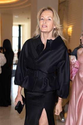 Cannes Estelle Lefébure exits Martinez MP Cannes, France- May 13: Estelle Lefébure leaves Hotel Martinez after attending Chopard gala during 79th Festival of Cannes, on May 13, 2026 in Cannes, France. Photo by Marco Piovanotto ABACAPRESS:COM Cannes France  Copyright: xPiovanottoxMarco ABACAx