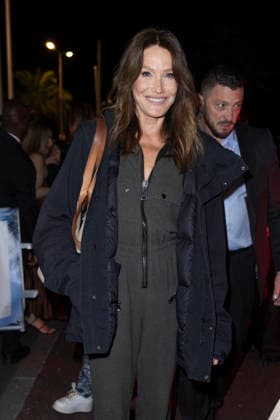 Cannes Carla Bruni exits Martinez MP Cannes, France- May 13: Carla Bruni leaves Hotel Martinez after attending Chopard gala during 79th Festival of Cannes, on May 13, 2026 in Cannes, France. Photo by Marco Piovanotto ABACAPRESS:COM Cannes France  Copyright: xPiovanottoxMarco ABACAx