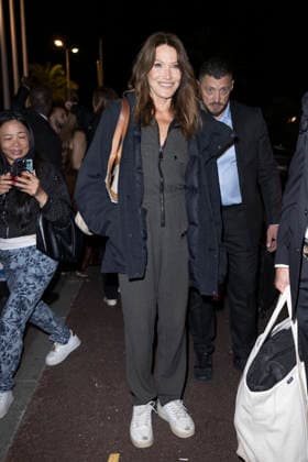 Cannes Carla Bruni exits Martinez MP Cannes, France- May 13: Carla Bruni leaves Hotel Martinez after attending Chopard gala during 79th Festival of Cannes, on May 13, 2026 in Cannes, France. Photo by Marco Piovanotto ABACAPRESS:COM Cannes France  Copyright: xPiovanottoxMarco ABACAx