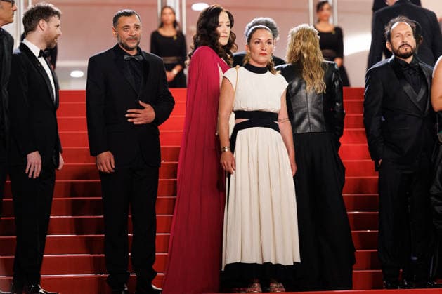 Antoine Reinartz, Nedjim Bouizzoul, guest, Mickaëlle Paty soeur de Samuel Paty , guest Montée des marches du film Labandon lors du 79ème Festival International du Film de Cannes, le 13 mai 2026 Jacovides Moreau Bestimage Red carpet for Forsaken at the 79th Cannes International Film Festival on May 13, 2026 Cannes France  Copyright: xJACOVIDES-MOREAUx xBESTIMAGExJACOVIDES-MOREAUx xBESTIMAGEx