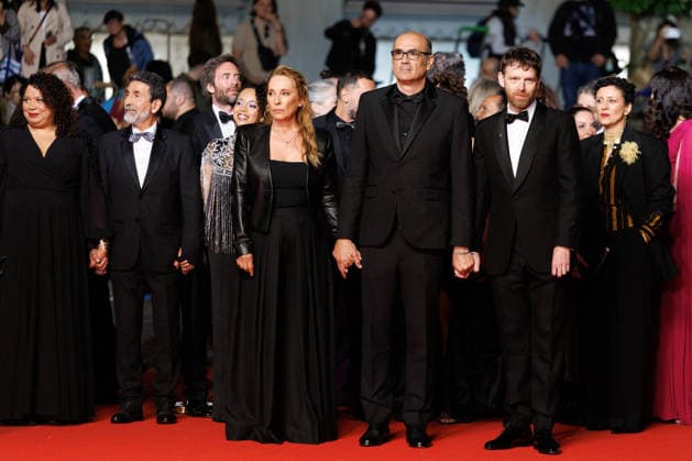 Ahlam Slama, Azize Kabouche, Sandy Lewis Godefroy, Emmanuelle Bercot, Vincent Garenq, Antoine Reinartz, Mounira Barbouch Montée des marches du film Labandon lors du 79ème Festival International du Film de Cannes, le 13 mai 2026 Jacovides Moreau Bestimage Red carpet for Forsaken at the 79th Cannes International Film Festival on May 13, 2026 Cannes France  Copyright: xJACOVIDES-MOREAUx xBESTIMAGExJACOVIDES-MOREAUx xBESTIMAGEx