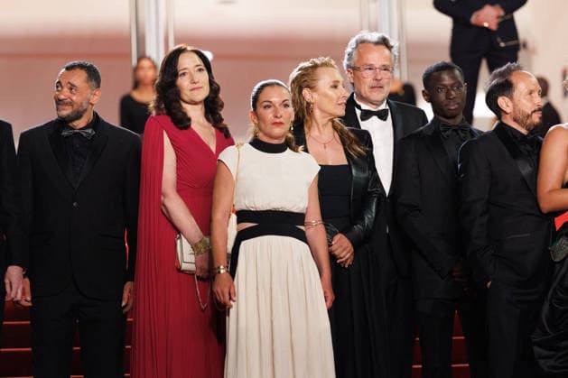 Nedjim Bouizzoul, guest, Mickaëlle Paty sister of Samuel Paty , Emmanuelle Bercot, François Kraus, Diamadoua Sissoko, guest Montée des marches du film Labandon lors du 79ème Festival International du Film de Cannes, le 13 mai 2026 Jacovides Moreau Bestimage Red carpet for Forsaken at the 79th Cannes International Film Festival on May 13, 2026 Cannes France  Copyright: xJACOVIDES-MOREAUx xBESTIMAGExJACOVIDES-MOREAUx xBESTIMAGEx