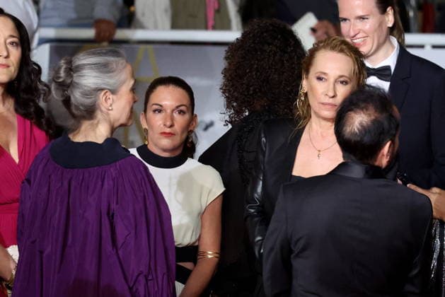 Mickaëlle Paty sister of Samuel Paty , Emmanuelle Bercot Montée des marches du film Labandon lors du 79ème Festival International du Film de Cannes, le 13 mai 2026 Jacovides Moreau Bestimage Red carpet for Forsaken at the 79th Cannes International Film Festival on May 13, 2026 Cannes France  Copyright: xJACOVIDES-MOREAUx xBESTIMAGExJACOVIDES-MOREAUx xBESTIMAGEx