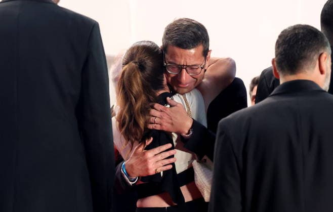 Mickaëlle Paty Soeur de Samuel Paty , David Lisnard Montée des marches du film Labandon lors du 79ème Festival International du Film de Cannes, le 13 mai 2026 Jacovides Moreau Bestimage Red carpet for Forsaken at the 79th Cannes International Film Festival on May 13, 2026 Cannes France  Copyright: xJACOVIDES-MOREAUx xBESTIMAGExJACOVIDES-MOREAUx xBESTIMAGEx