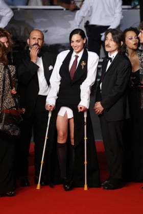 Pierre Antoine Billon, Souheila Yacoub, Bérenger Thouin Montée des marches du film Labandon lors du 79ème Festival International du Film de Cannes, le 13 mai 2026 Jacovides Moreau Bestimage Red carpet for Forsaken at the 79th Cannes International Film Festival on May 13, 2026 Cannes France  Copyright: xJACOVIDES-MOREAUx xBESTIMAGExJACOVIDES-MOREAUx xBESTIMAGEx