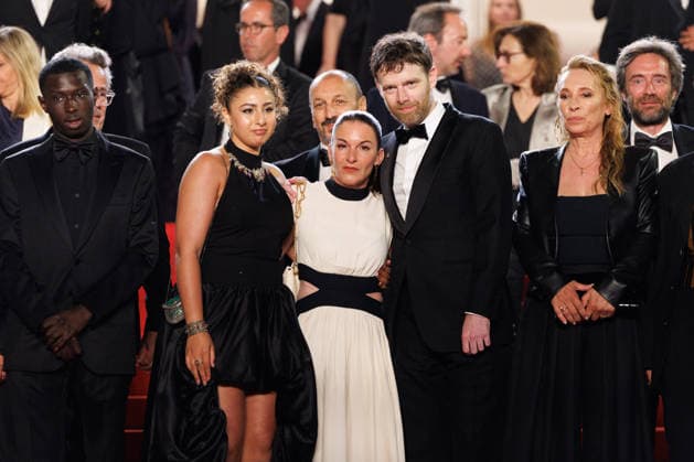 Diamadoua Sissoko, Emma Boumali, Mickaëlle Paty sister of Samuel Paty , Antoine Reinartz, Emmanuelle Bercot, Descente des marches du film Labandon lors du 79ème Festival International du Film de Cannes, le 13 mai 2026 Jacovides Moreau Bestimage People leaving the red carpet for Forsaken at the 79th Cannes International Film Festival on May 13, 2026 Cannes France  Copyright: xJACOVIDES-MOREAUx xBESTIMAGExJACOVIDES-MOREAUx xBESTIMAGEx