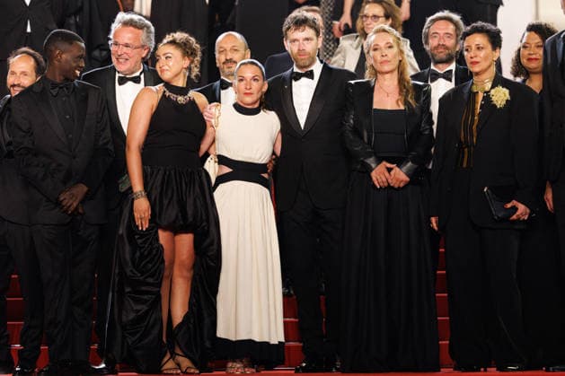 Emma Boumali, François Kraus, Mickaëlle Paty sister of Samuel Paty , Antoine Reinartz, Emmanuelle Bercot, Mounira Barbouch Descente des marches du film Labandon lors du 79ème Festival International du Film de Cannes, le 13 mai 2026 Jacovides Moreau Bestimage People leaving the red carpet for Forsaken at the 79th Cannes International Film Festival on May 13, 2026 Cannes France  Copyright: xJACOVIDES-MOREAUx xBESTIMAGExJACOVIDES-MOREAUx xBESTIMAGEx