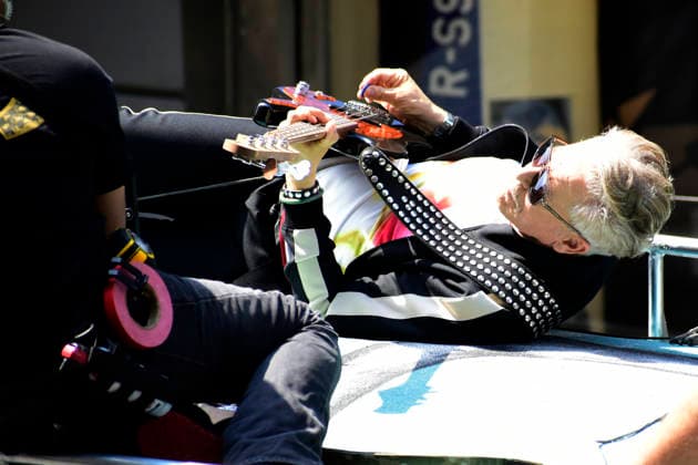 May 13, 2026, Mexico City, Ciudad de Mexico, Mexico: Adam Clayton, member of the Irish band U2, at the filming set for the upcoming music video Street of Dreams in Mexico City Downtown. on May 13, 2026 in Mexico City, Mexico. Mexico City Mexico - ZUMAe321 20260513_zea_e321_014 Copyright: xLuisxBarronx