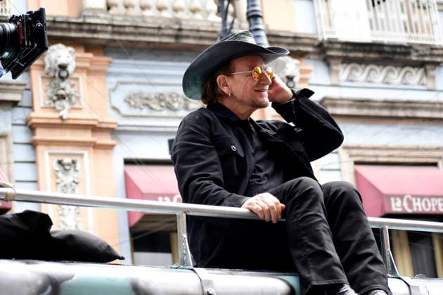 May 13, 2026, Mexico City, Ciudad de Mexico, Mexico: Bono lead of the Irish band U2, at the filming set for the upcoming music video Street of Dreams in Mexico City Downtown. on May 13, 2026 in Mexico City, Mexico. Mexico City Mexico - ZUMAe321 20260513_zea_e321_016 Copyright: xLuisxBarronx