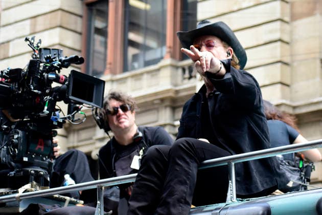 May 13, 2026, Mexico City, Ciudad de Mexico, Mexico: Bono lead of the Irish band U2, at the filming set for the upcoming music video Street of Dreams in Mexico City Downtown. on May 13, 2026 in Mexico City, Mexico. Mexico City Mexico - ZUMAe321 20260513_zea_e321_026 Copyright: xLuisxBarronx