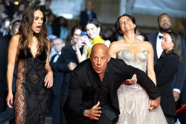 Jordana Brewster, Vin Diesel, Michelle Rodriguez Montée des marches du film The Fast and the Furious lors du 79ème Festival International du Film de Cannes, le 13 mai 2026 Olivier Borde Bestimage Red carpet for The Fast and the Furious at the 79th Cannes International Film Festival on May 13, 2026 Cannes France  Copyright: xOLIVIERxBORDEx xBESTIMAGExOLIVIERxBORDEx xBESTIMAGEx
