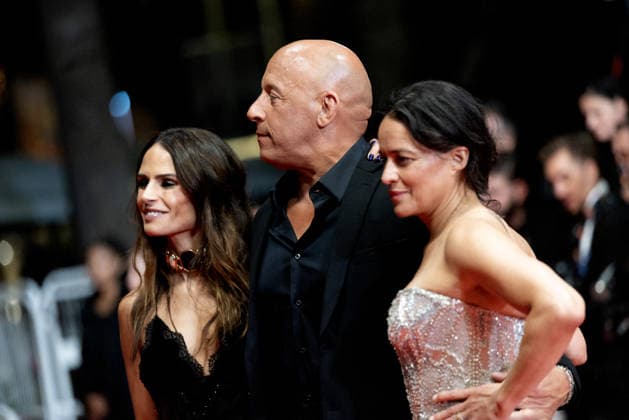 Jordana Brewster, Vin Diesel, Michelle Rodriguez Montée des marches du film The Fast and the Furious lors du 79ème Festival International du Film de Cannes, le 13 mai 2026 Olivier Borde Bestimage Red carpet for The Fast and the Furious at the 79th Cannes International Film Festival on May 13, 2026 Cannes France  Copyright: xOLIVIERxBORDEx xBESTIMAGExOLIVIERxBORDEx xBESTIMAGEx
