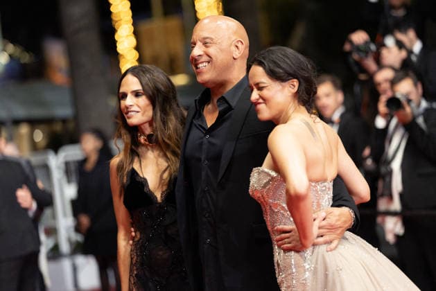 Jordana Brewster, Vin Diesel, Michelle Rodriguez Montée des marches du film The Fast and the Furious lors du 79ème Festival International du Film de Cannes, le 13 mai 2026 Olivier Borde Bestimage Red carpet for The Fast and the Furious at the 79th Cannes International Film Festival on May 13, 2026 Cannes France  Copyright: xOLIVIERxBORDEx xBESTIMAGExOLIVIERxBORDEx xBESTIMAGEx