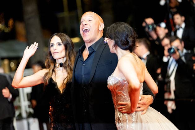 Jordana Brewster, Vin Diesel, Michelle Rodriguez Montée des marches du film The Fast and the Furious lors du 79ème Festival International du Film de Cannes, le 13 mai 2026 Olivier Borde Bestimage Red carpet for The Fast and the Furious at the 79th Cannes International Film Festival on May 13, 2026 Cannes France  Copyright: xOLIVIERxBORDEx xBESTIMAGExOLIVIERxBORDEx xBESTIMAGEx