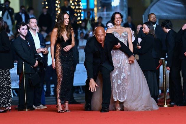 Cannes Fast And Furious Cannes Classics Red Carpet. FC Vin Diesel, Jordana Brewster, Michelle Rodriguez, Meadow Walker and Neal Moritz attending the Cannes Classics screening of The Fast and the Furious during the 79th Cannes Film Festival in Cannes, France on May 13, 2026. Photo by Franck Castel ABACAPRESS.COM Cannes  Copyright: xCastelxFranck ABACAx