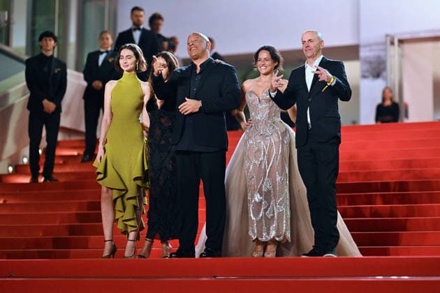 Cannes Fast And Furious Cannes Classics Red Carpet. FC Vin Diesel, Jordana Brewster, Michelle Rodriguez, Meadow Walker and Neal Moritz attending the Cannes Classics screening of The Fast and the Furious during the 79th Cannes Film Festival in Cannes, France on May 13, 2026. Photo by Franck Castel ABACAPRESS.COM Cannes  Copyright: xCastelxFranck ABACAx