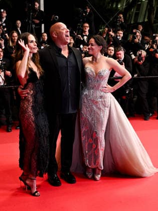 IPA84658947 - Cannes, 79th Cannes Film Festival 2026, evening 1 - red carpet of The Fast And The Furious. Pictured are Jordana Brewster, Vin Diesel, Michelle Rodriguez  Copyright: xSimonexComix xPoolxPhotoxEventsx07x 84658947