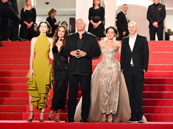 IPA84658978 - Cannes, 79th Cannes Film Festival 2026, evening 1 - red carpet of The Fast And The Furious. Pictured are Meadow Walker, Jordana Brewster, Vin Diesel, Michelle Rodriguez and Neal H. Moritz  Copyright: xSimonexComix xPoolxPhotoxEventsx07x 84658978
