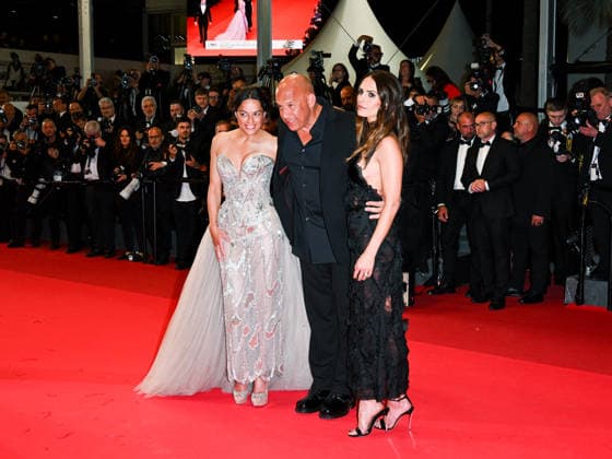 IPA84659587 - Cannes, 79th Cannes Film Festival 2026, evening 1 - red carpet of The Fast And The Furious - Pictured: Jordana Brewster, Vin Diesel and Michelle Rodriguez  Copyright: xManuelexMangiarottix xPoolxPhotoxEventsx07x 84659587