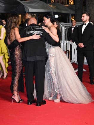 IPA84658930 - Cannes, 79th Cannes Film Festival 2026, evening 1 - red carpet of The Fast And The Furious. Pictured are Jordana Brewster, Vin Diesel, Michelle Rodriguez  Copyright: xSimonexComix xPoolxPhotoxEventsx07x 84658930