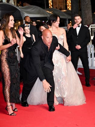 IPA84658932 - Cannes, 79th Cannes Film Festival 2026, evening 1 - red carpet of The Fast And The Furious. Pictured are Jordana Brewster, Vin Diesel, Michelle Rodriguez  Copyright: xSimonexComix xPoolxPhotoxEventsx07x 84658932