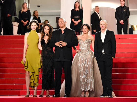 IPA84658981 - Cannes, 79th Cannes Film Festival 2026, evening 1 - red carpet of The Fast And The Furious. Pictured are Meadow Walker, Jordana Brewster, Vin Diesel, Michelle Rodriguez and Neal H. Moritz  Copyright: xSimonexComix xPoolxPhotoxEventsx07x 84658981
