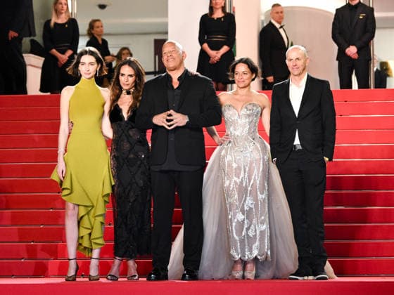 IPA84658983 - Cannes, 79th Cannes Film Festival 2026, evening 1 - red carpet of The Fast And The Furious. Pictured are Meadow Walker, Jordana Brewster, Vin Diesel, Michelle Rodriguez and Neal H. Moritz  Copyright: xSimonexComix xPoolxPhotoxEventsx07x 84658983