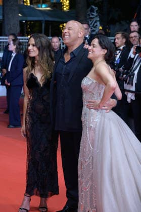 Fast and The Furious Screening at 79th Festival de Cannes - Cannes, France CANNES, FRANCE. May 14, 2026: Jordana Brewster, Vin Diesel & Michelle Rodriguez at the special screening for The Fast and The Furious at the 79th Festival de Cannes. Picture: Paul Smith Featureflash Cannes France  Copyright: xPaulxSmithx xFeatureflashx