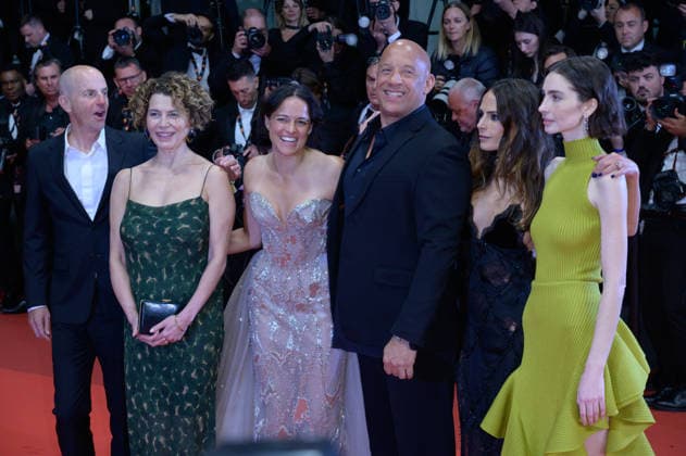 Fast and The Furious Screening at 79th Festival de Cannes - Cannes, France CANNES, FRANCE. May 14, 2026: Neal H. Moritz, Donna Langley, Michelle Rodriguez, Vin Diesel, Jordana Brewster & Meadow Walker at the special screening for The Fast and The Furious at the 79th Festival de Cannes. Picture: Paul Smith Featureflash Cannes France  Copyright: xPaulxSmithx xFeatureflashx