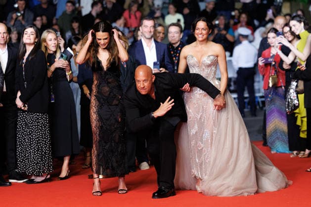 Jordana Brewster, Vin Diesel, Michelle Rodriguez Montée des marches du film The Fast and the Furious lors du 79ème Festival International du Film de Cannes, le 13 mai 2026 Jacovides Moreau Bestimage Red carpet for The Fast and the Furious at the 79th Cannes International Film Festival on May 13, 2026 Cannes France  Copyright: xJACOVIDES-MOREAUx xBESTIMAGExJACOVIDES-MOREAUx xBESTIMAGEx