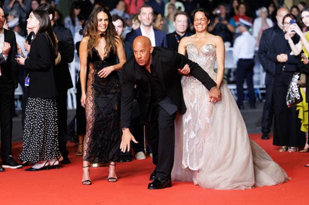 Jordana Brewster, Vin Diesel, Michelle Rodriguez Montée des marches du film The Fast and the Furious lors du 79ème Festival International du Film de Cannes, le 13 mai 2026 Jacovides Moreau Bestimage Red carpet for The Fast and the Furious at the 79th Cannes International Film Festival on May 13, 2026 Cannes France  Copyright: xJACOVIDES-MOREAUx xBESTIMAGExJACOVIDES-MOREAUx xBESTIMAGEx