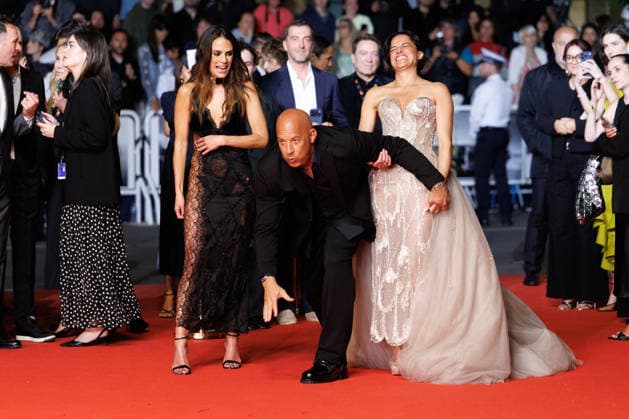 Jordana Brewster, Vin Diesel, Michelle Rodriguez Montée des marches du film The Fast and the Furious lors du 79ème Festival International du Film de Cannes, le 13 mai 2026 Jacovides Moreau Bestimage Red carpet for The Fast and the Furious at the 79th Cannes International Film Festival on May 13, 2026 Cannes France  Copyright: xJACOVIDES-MOREAUx xBESTIMAGExJACOVIDES-MOREAUx xBESTIMAGEx