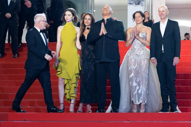 Thierry Frémaux, Meadow Walker, Jordana Brewster, Vin Diesel, Michelle Rodriguez, Neal H Moritz Montée des marches du film The Fast and the Furious lors du 79ème Festival International du Film de Cannes, le 13 mai 2026 Olivier Borde Bestimage Red carpet for The Fast and the Furious at the 79th Cannes International Film Festival on May 13, 2026 Cannes France  Copyright: xOLIVIERxBORDEx xBESTIMAGExOLIVIERxBORDEx xBESTIMAGEx