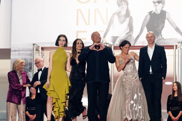 Iris Knobloch, Thierry Frémaux, Meadow Walker, Jordana Brewster, Vin Diesel, Michelle Rodriguez, Neal H Moritz Montée des marches du film The Fast and the Furious lors du 79ème Festival International du Film de Cannes, le 13 mai 2026 Olivier Borde Bestimage Red carpet for The Fast and the Furious at the 79th Cannes International Film Festival on May 13, 2026 Cannes France  Copyright: xOLIVIERxBORDEx xBESTIMAGExOLIVIERxBORDEx xBESTIMAGEx