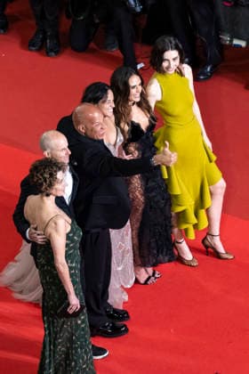 Dame Donna Langley, Neal H Moritz, Vin Diesel, Michelle Rodriguez, Jordana Brewster, Meadow Walker Montée des marches du film The Fast and the Furious lors du 79ème Festival International du Film de Cannes, le 13 mai 2026 Camilla Canalini Bestimage Red carpet for The Fast and the Furious at the 79th Cannes International Film Festival on May 13, 2026 Cannes France  Copyright: xCamillaxCanalinix xBestimagexCamillaxCanalinix xBestimagex