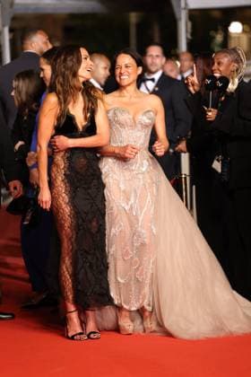 Cannes Fast And Furious Screening JD Jordana Brewster and Michelle Rodriguez attending the screening of the movie Fast And Furious the 79th Cannes Film Festival in Cannes, France on May 13, 2026. Photo by Jerome Domine ABACAPRESS.COM Cannes France  Copyright: xDominexJerome ABACAx