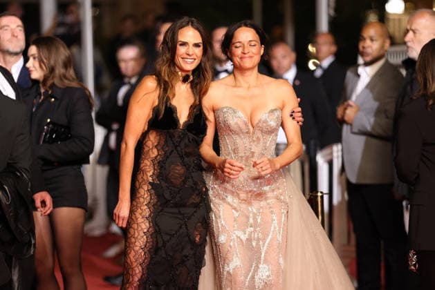 Cannes Fast And Furious Screening JD Jordana Brewster and Michelle Rodriguez attending the screening of the movie Fast And Furious the 79th Cannes Film Festival in Cannes, France on May 13, 2026. Photo by Jerome Domine ABACAPRESS.COM Cannes France  Copyright: xDominexJerome ABACAx