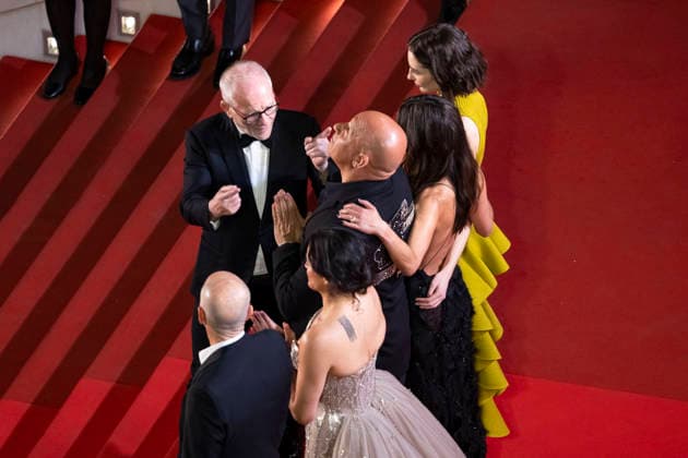 Thierry Frémaux, Neal H Moritz, Michelle Rodriguez, Vin Diesel, Jordana Brewster, Meadow Walker Montée des marches du film The Fast and the Furious lors du 79ème Festival International du Film de Cannes, le 13 mai 2026 Camilla Canalini Bestimage Red carpet for The Fast and the Furious at the 79th Cannes International Film Festival on May 13, 2026 Cannes France  Copyright: xCamillaxCanalinix xBestimagexCamillaxCanalinix xBestimagex