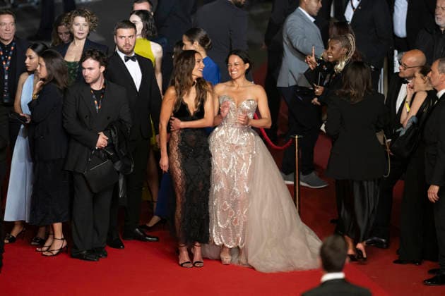Cannes Fast And Furious Cannes Classics Red Carpet EB Jordana Brewster and Michelle Rodriguez arrives for the screening of the film The Fast and the Furious at the 79th edition of the Cannes Film Festival in Cannes, southern France on May 13, 2026. Photo by Eliot Blondet ABACAPRESS.COM Cannes France France  Copyright: xBlondetxEliot ABACAx