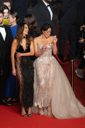 Cannes Fast And Furious Cannes Classics Red Carpet EB Jordana Brewster and Michelle Rodriguez arrives for the screening of the film The Fast and the Furious at the 79th edition of the Cannes Film Festival in Cannes, southern France on May 13, 2026. Photo by Eliot Blondet ABACAPRESS.COM Cannes France France  Copyright: xBlondetxEliot ABACAx
