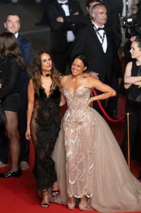 Cannes Fast And Furious Cannes Classics Red Carpet EB Jordana Brewster and Michelle Rodriguez arrives for the screening of the film The Fast and the Furious at the 79th edition of the Cannes Film Festival in Cannes, southern France on May 13, 2026. Photo by Eliot Blondet ABACAPRESS.COM Cannes France France  Copyright: xBlondetxEliot ABACAx