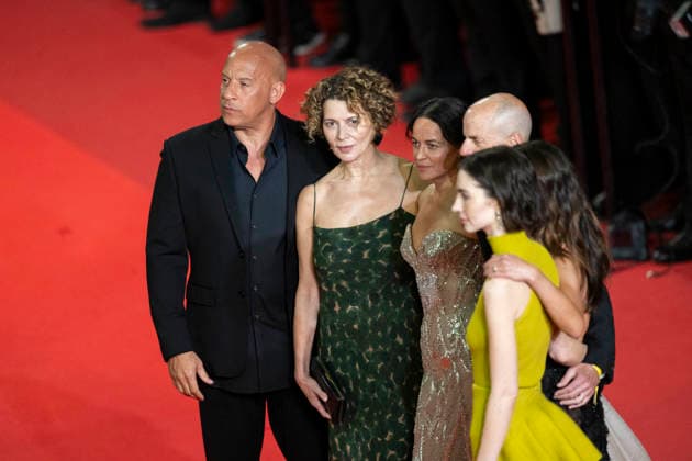 Cannes Fast And Furious Cannes Classics Red Carpet EB Dame Donna Langley, Neal H. Moritz, Vin Diesel, Michelle Rodriguez, Jordana Brewster and Meadow Walker arrive for the screening of the film The Fast and the Furious at the 79th edition of the Cannes Film Festival in Cannes, southern France on May 13, 2026. Photo by Eliot Blondet ABACAPRESS.COM Cannes France France  Copyright: xBlondetxEliot ABACAx