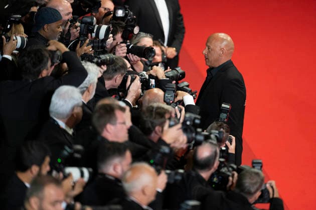 Cannes Fast And Furious Cannes Classics Red Carpet EB US actor Vin Diesel arrives for the screening of the film The Fast and the Furious at the 79th edition of the Cannes Film Festival in Cannes, southern France on May 13, 2026. Photo by Eliot Blondet ABACAPRESS.COM Cannes France France  Copyright: xBlondetxEliot ABACAx