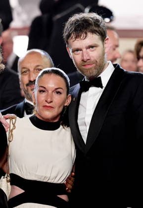 Mickaëlle Paty sister of Samuel Paty , Antoine Reinartz Descente des marches du film Labandon lors du 79ème Festival International du Film de Cannes, le 13 mai 2026 Jacovides Moreau Bestimage People leaving the red carpet for Forsaken at the 79th Cannes International Film Festival on May 13, 2026 Cannes France  Copyright: xJACOVIDES-MOREAUx xBESTIMAGExJACOVIDES-MOREAUx xBESTIMAGEx
