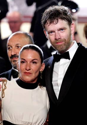 Mickaëlle Paty sister of Samuel Paty , Antoine Reinartz Descente des marches du film Labandon lors du 79ème Festival International du Film de Cannes, le 13 mai 2026 Jacovides Moreau Bestimage People leaving the red carpet for Forsaken at the 79th Cannes International Film Festival on May 13, 2026 Cannes France  Copyright: xJACOVIDES-MOREAUx xBESTIMAGExJACOVIDES-MOREAUx xBESTIMAGEx