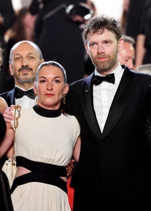 Mickaëlle Paty sister of Samuel Paty , Antoine Reinartz Descente des marches du film Labandon lors du 79ème Festival International du Film de Cannes, le 13 mai 2026 Jacovides Moreau Bestimage People leaving the red carpet for Forsaken at the 79th Cannes International Film Festival on May 13, 2026 Cannes France  Copyright: xJACOVIDES-MOREAUx xBESTIMAGExJACOVIDES-MOREAUx xBESTIMAGEx